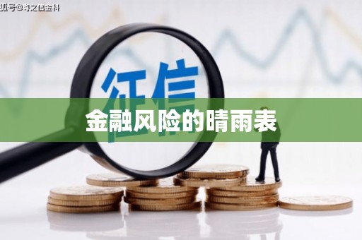 台南金融风险的晴雨表