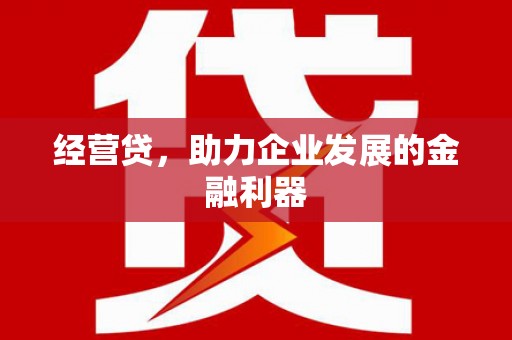 台南经营贷，助力企业发展的金融利器