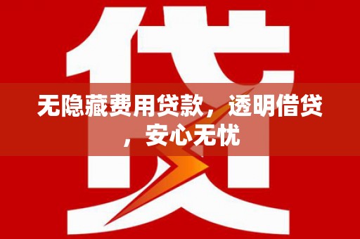 台南无隐藏费用贷款，透明借贷，安心无忧