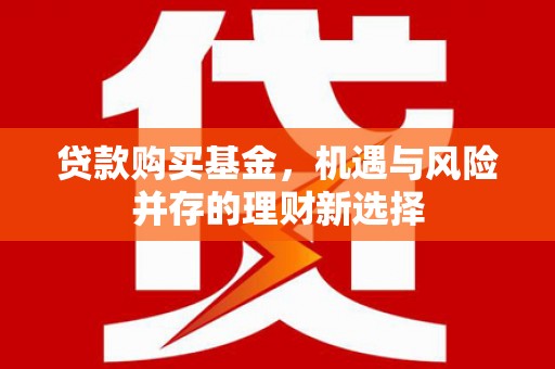 台南贷款购买基金，机遇与风险并存的理财新选择
