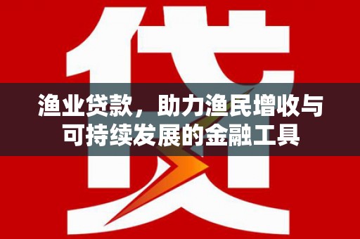 台南渔业贷款，助力渔民增收与可持续发展的金融工具