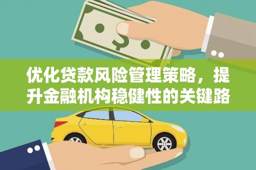台南优化贷款风险管理策略，提升金融机构稳健性的关键路径
