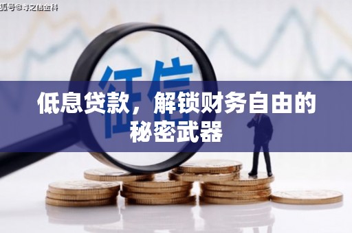 台南低息贷款，解锁财务自由的秘密武器
