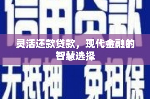 台南灵活还款贷款，现代金融的智慧选择