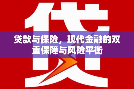 台南贷款与保险，现代金融的双重保障与风险平衡