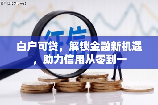 台南白户可贷，解锁金融新机遇，助力信用从零到一
