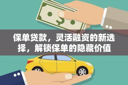 台南保单贷款，灵活融资的新选择，解锁保单的隐藏价值