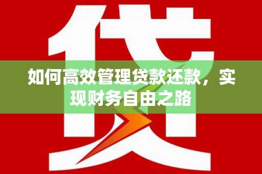台南如何高效管理贷款还款，实现财务自由之路