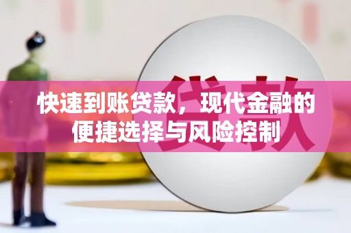 台南快速到账贷款，现代金融的便捷选择与风险控制