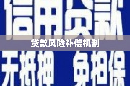 台南贷款风险补偿机制