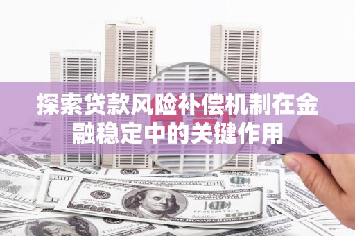 台南探索贷款风险补偿机制在金融稳定中的关键作用