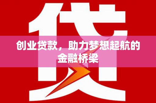 台南创业贷款，助力梦想起航的金融桥梁