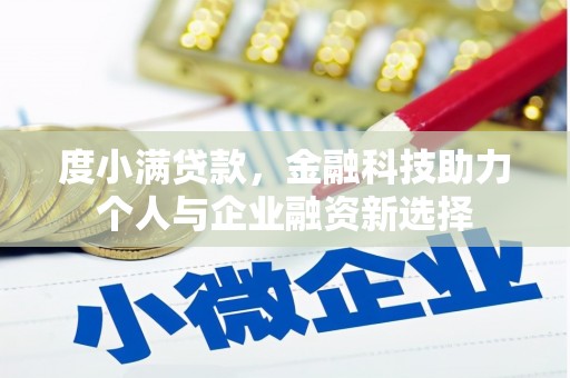 台南度小满贷款，金融科技助力个人与企业融资新选择