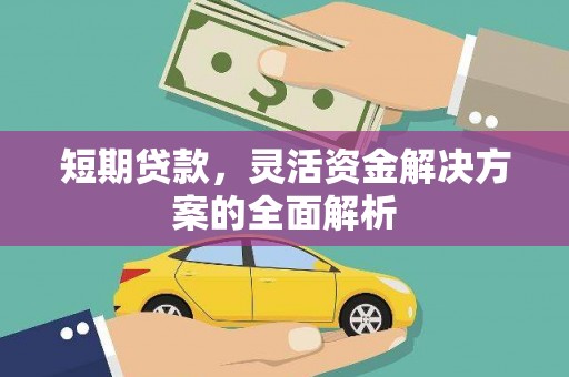 台南短期贷款，灵活资金解决方案的全面解析