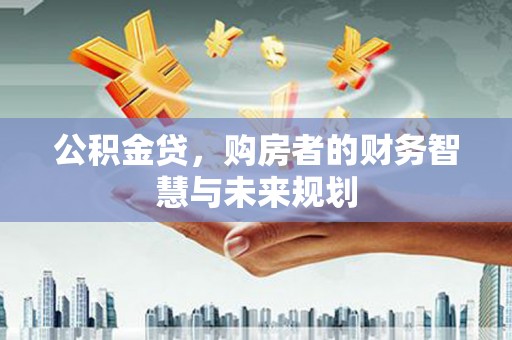 台南公积金贷，购房者的财务智慧与未来规划