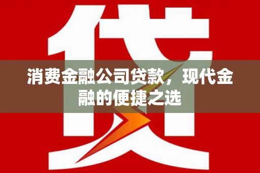 台南消费金融公司贷款，现代金融的便捷之选