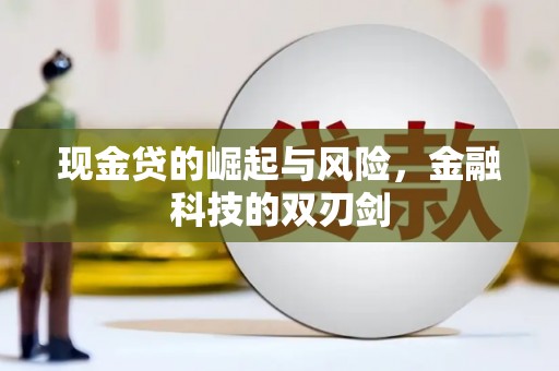 台南现金贷的崛起与风险，金融科技的双刃剑
