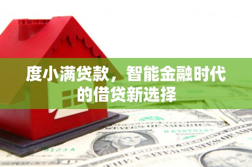 台南度小满贷款，智能金融时代的借贷新选择