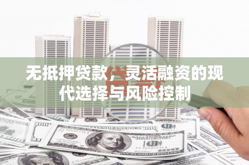 台南无抵押贷款，灵活融资的现代选择与风险控制