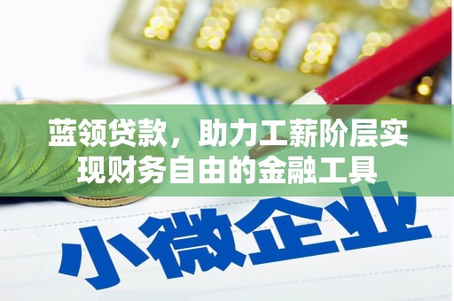 台南蓝领贷款，助力工薪阶层实现财务自由的金融工具