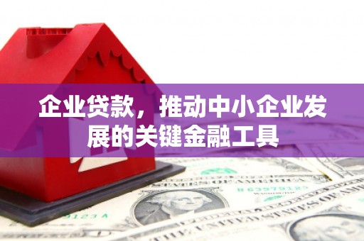 台南企业贷款，推动中小企业发展的关键金融工具