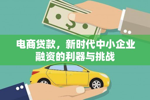 台南电商贷款，新时代中小企业融资的利器与挑战