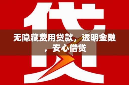 台南无隐藏费用贷款，透明金融，安心借贷