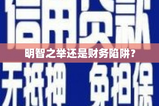 台南明智之举还是财务陷阱？