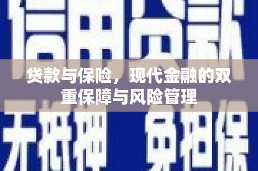 台南贷款与保险，现代金融的双重保障与风险管理