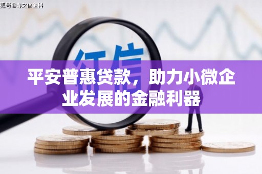 台南平安普惠贷款，助力小微企业发展的金融利器