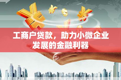 台南工商户贷款，助力小微企业发展的金融利器