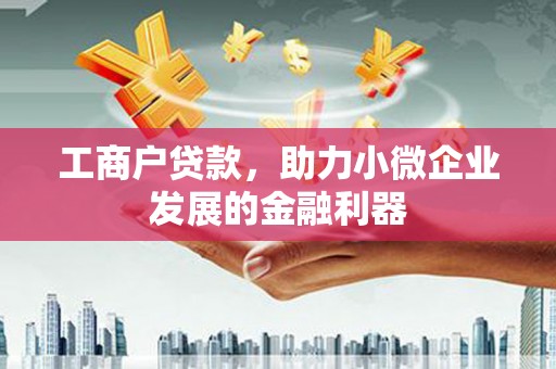台南工商户贷款，助力小微企业发展的金融利器