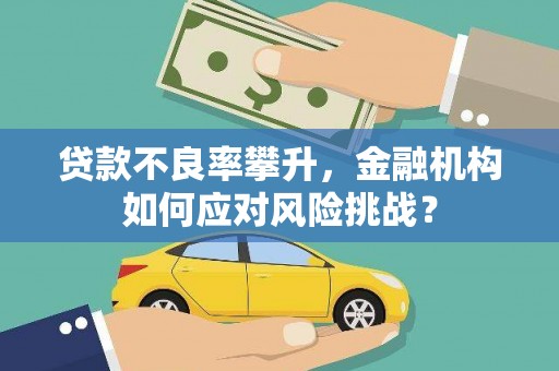 台南贷款不良率攀升，金融机构如何应对风险挑战？