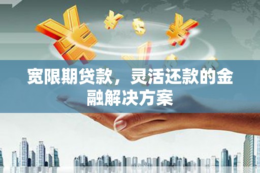 台南宽限期贷款，灵活还款的金融解决方案