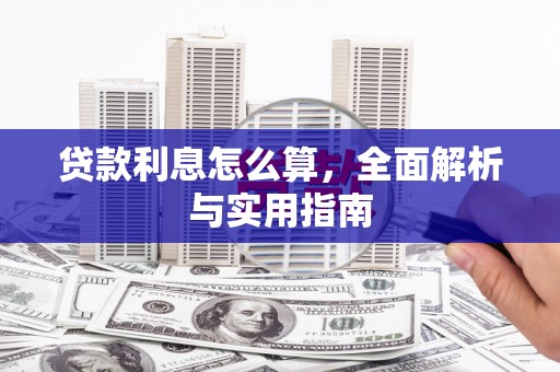 台南贷款利息怎么算，全面解析与实用指南