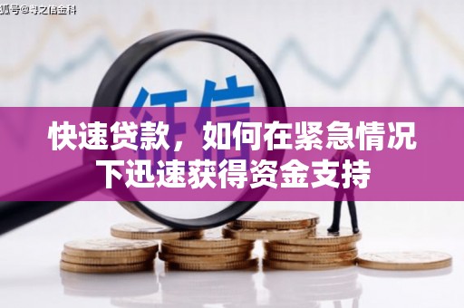 台南快速贷款，如何在紧急情况下迅速获得资金支持