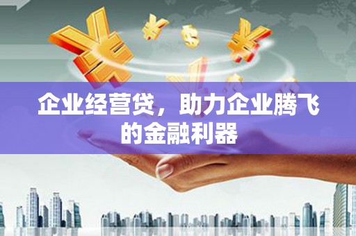 台南企业经营贷，助力企业腾飞的金融利器