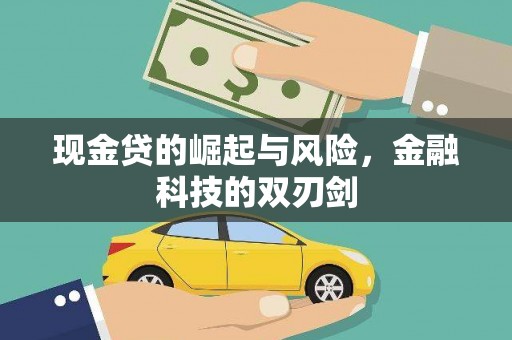 台南现金贷的崛起与风险，金融科技的双刃剑