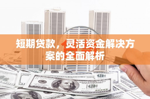 台南短期贷款，灵活资金解决方案的全面解析