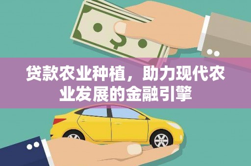 台南贷款农业种植，助力现代农业发展的金融引擎