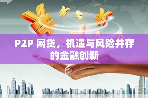 台南P2P 网贷，机遇与风险并存的金融创新