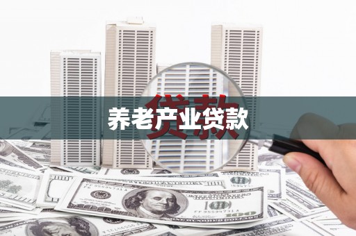 台南养老产业贷款