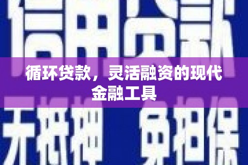 台南循环贷款，灵活融资的现代金融工具