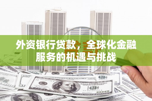 台南外资银行贷款，全球化金融服务的机遇与挑战