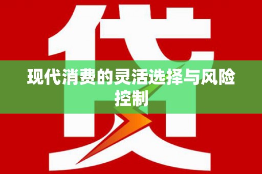 台南现代消费的灵活选择与风险控制