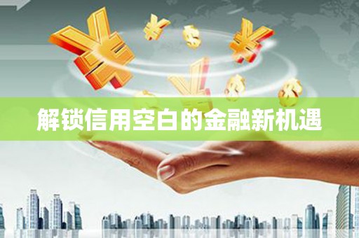 台南解锁信用空白的金融新机遇