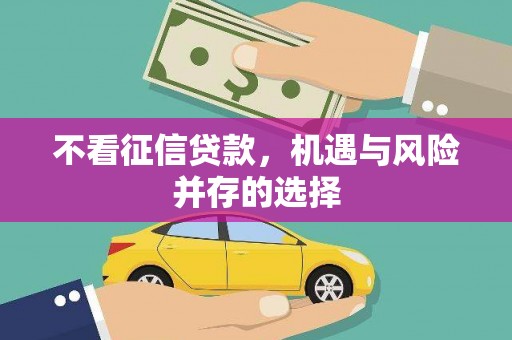 台南不看征信贷款，机遇与风险并存的选择